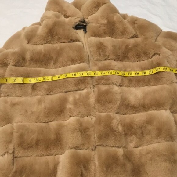 BCBGMAXAZRIA FAUX FUR COAT - Picture 13 of 14